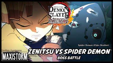 Zenitsu Vs Spider Demon Boss Battle 7 Demon Slayer Kimetsu No