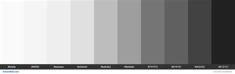 Grey Palette Materialize Css Colorswall