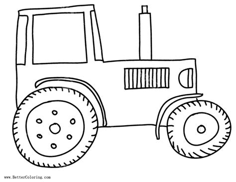 Free Printable Tractor Coloring Pages For Kids Recipes