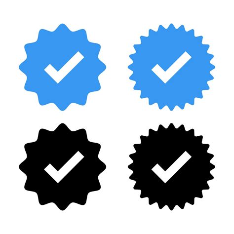 Flat Vector Illustration Of Verified Badge Suitable For Design Element