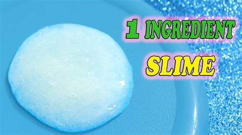 Real 1 Ingredient Slimeonly Shampooeasy Slime Recipe No Glueno