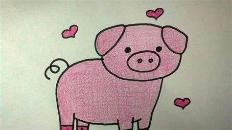 Desenhos Faceis De Fazer Como Desenhar Um Porquinho Fofo 123vid
