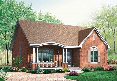 Popular Brick House Plan With Alternates 21275dr