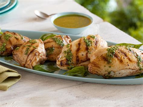 Giadas Grilled Chicken With Basil Dressing Recipe Fn Dish Behind