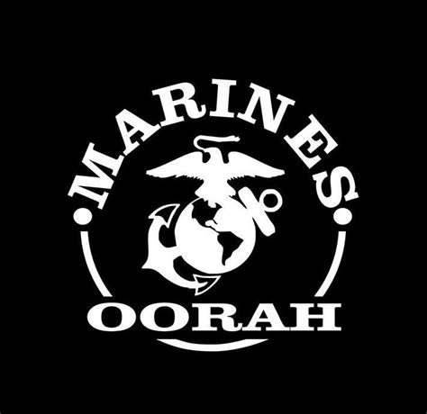 Marines Oorah Vinyl Decal Stickers