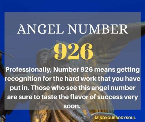 926 Angel Number Meaning Twin Flame And Love Mind Your Body Soul