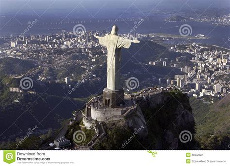 Christ The Redeemer Rio De Janeiro Brazil Editorial Photography Image 18932322