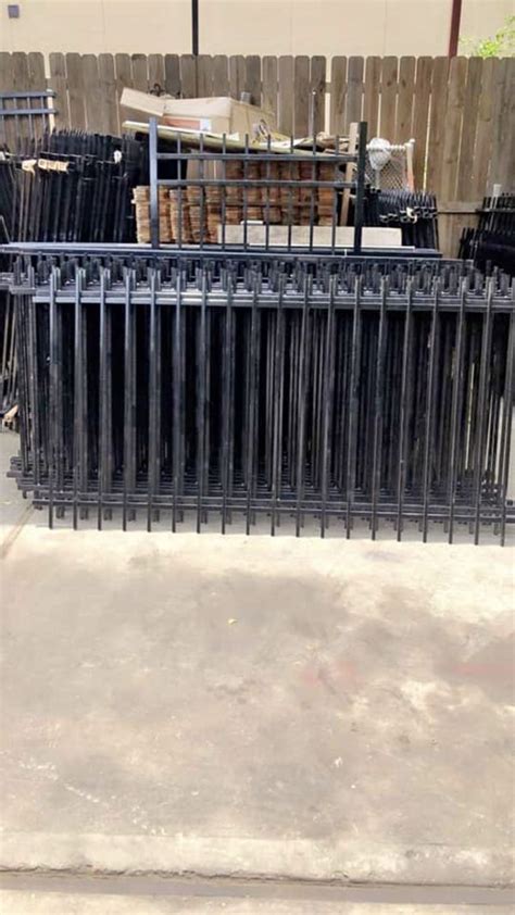 4x8 Iron Fence Panelspowder Coated For Sale In Houston
