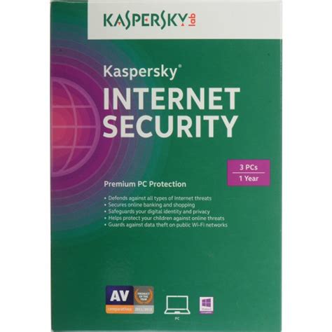 Kaspersky Internet Security 2016 2 Users Software Package Wootware