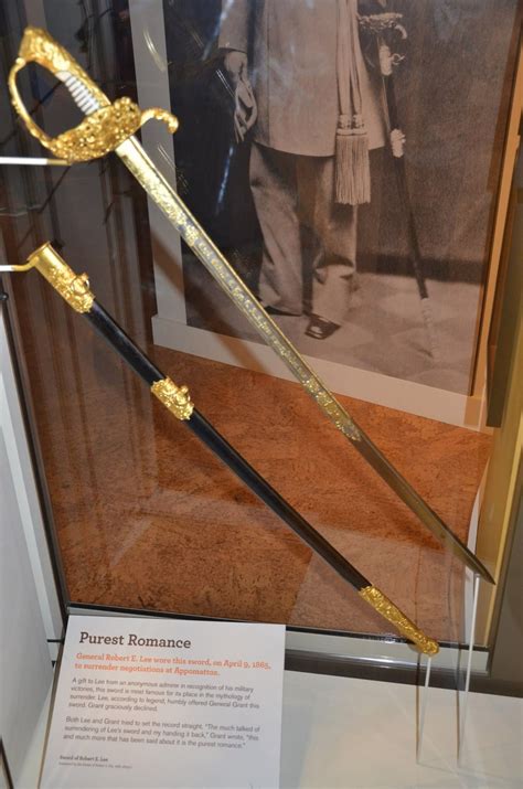 General Robert E Lees Sword Which Is On Display At The Moc In