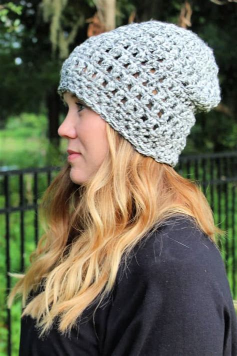 Free Crochet Slouch Hat Pattern Easy Peasy Slouch Two Brothers Blankets