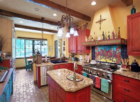 Rustic Mexican Kitchen Design Ideas Hispanic Kitchen Eclectic
