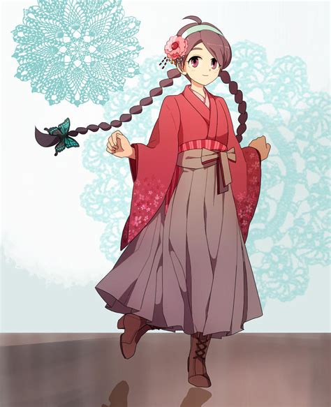 Hakama Girl By Hhelibe On Deviantart