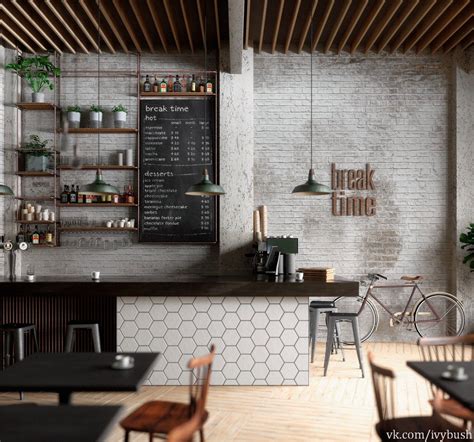 Loft Лофт интерьеры Cozy Coffee Shop Cafe Interior Design Cafe