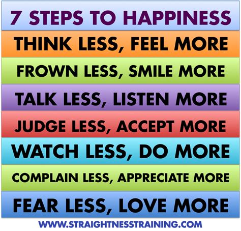 7 Steps To Happiness Cool Words Wise Words Words Of Wisdom Happy
