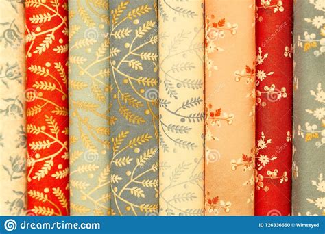 Decoratif Textures Background Of Design Fabrics Stock Photo Image Of