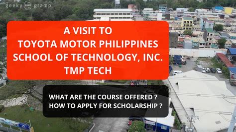 Tmp Tech Visit Toyota Motor Philippines School Of Technology Inc