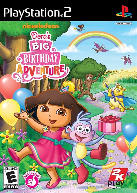 Dora The Explorer Dora S Big Birthday Adventure Ps2 Rom And Iso Game Download