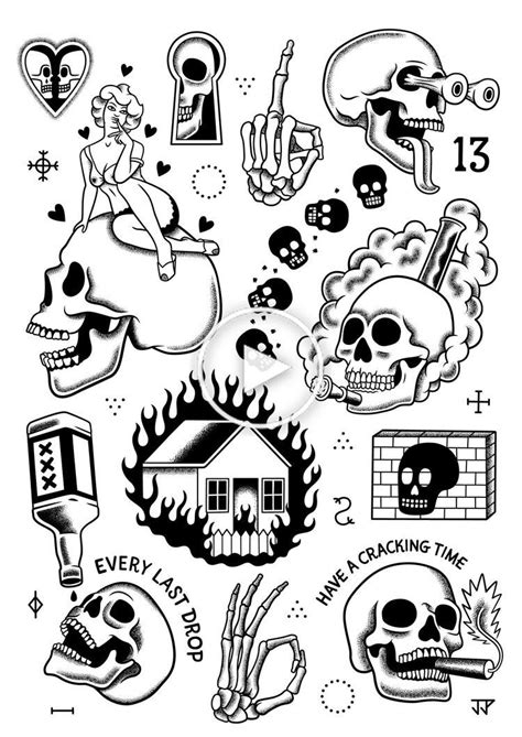 Pin By Cassy Heath On T̶a̶t̶t̶o̶o̶ Tattoo Flash Art Doodle Tattoo