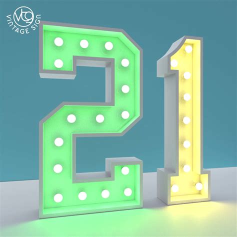 Outdoor Giant Light Up Letter Led Numbers Marquee Letters Sign China