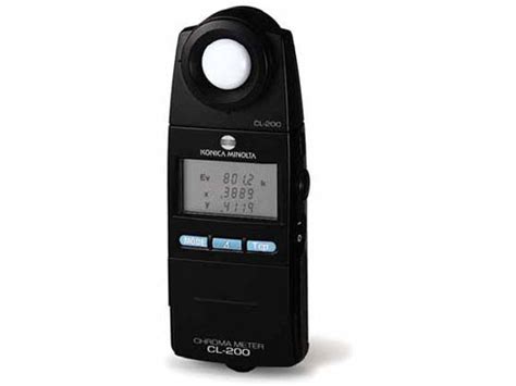Maybe you would like to learn more about one of these? Konica Minolta Chroma Meter und Lichtfarbmessgerät CL-200A