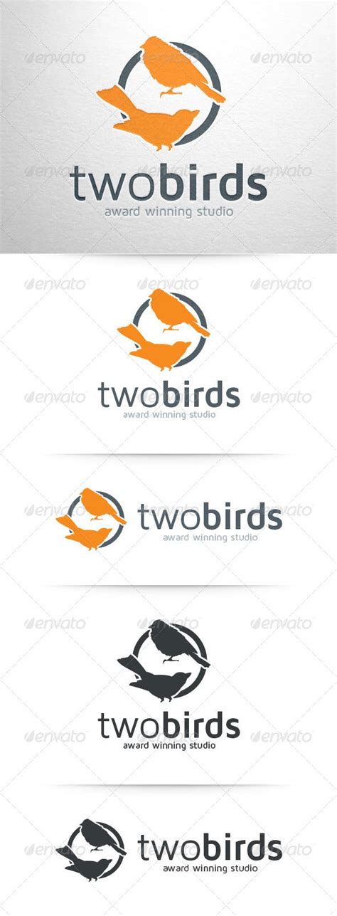 2 Birds Logo Logodix