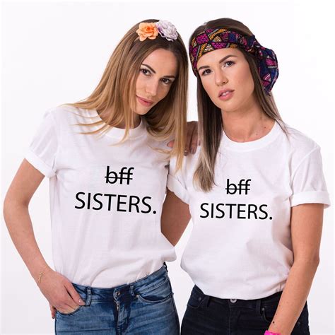 Mejores Amigos Hermanas Camisas Bff Ropa Que Empareja Mejores Amigos De Mujer T Shirts Ebay