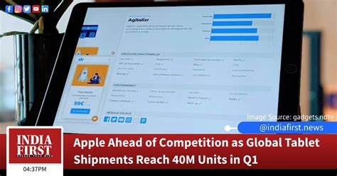 Apple Ahead Of Competition As Global Tablet Shipments Reach 40m Units