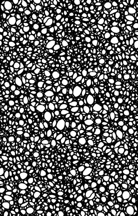 Black And White Textural Pattern Based On An Intricate