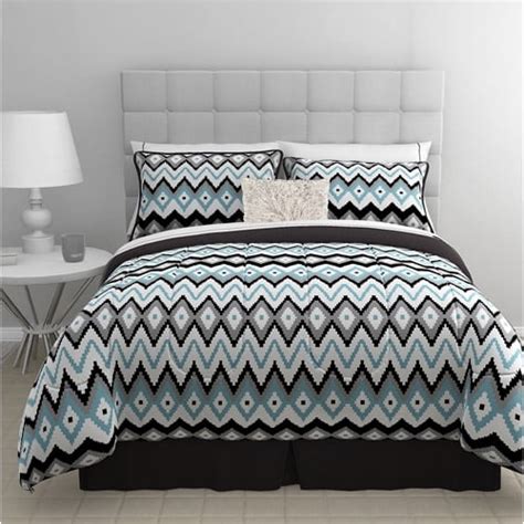 Deco Living Mod Zig Zag Comforter Set