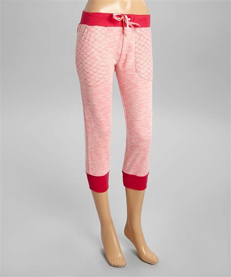 Another Great Find On Zulily Sweet Threadz Hot Pink Space Dye Terry Capris Women By Sweet