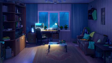 Stylish Anime Living Room Live Wallpaper For Your Living Room
