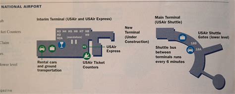Dca Airport Map American Airlines