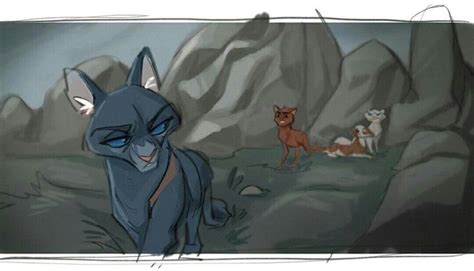 Bluestar Fireheart Lostface And Cloudtail Warrior Cat Drawings