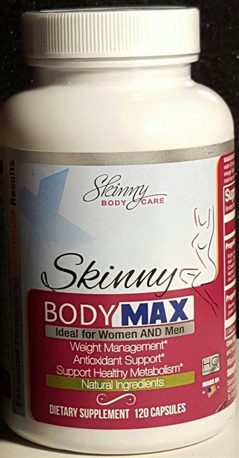 Skinny Body Max All Natural Weight Loss 120 Capsules