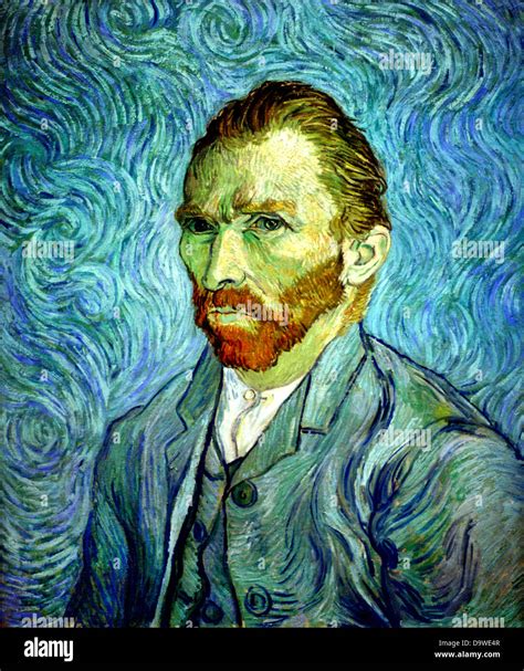 Vincent Van Gogh Dutch Netherlands Self Portrait Stock