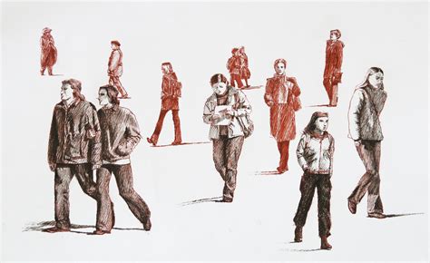 Drawings Of People Walking Euaquielela