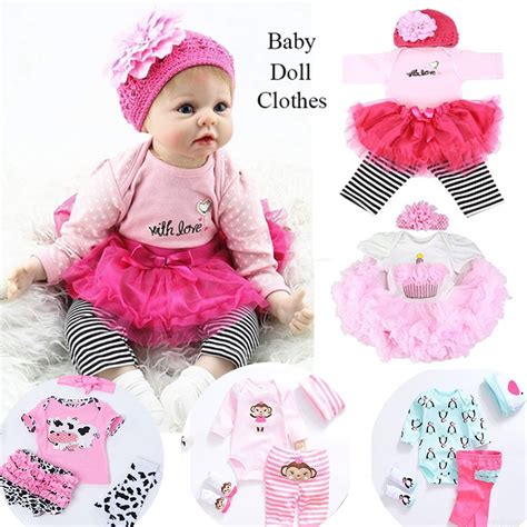 20 22 New Born Baby Doll Clothes Dress Wear Babies Dolls Accessories