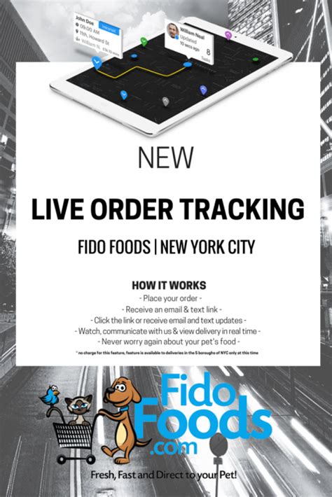 If you are not sure what your estimated delivery time is, you can also calculate the. Fido Foods Announces Real Time Delivery Tracking to New ...