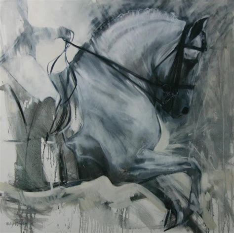 Sally Martin Equine Art Horse Dressage Oil Painting Love This So
