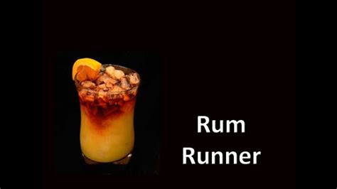 Rum Runner Drink Cocktail Recipe Youtube