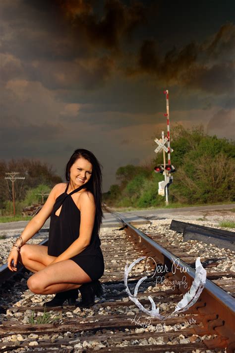 Senior Pictures Railroad Stormy Sky Railroad Photography Photography Poses Railroad Pictures