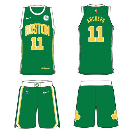 Boston Celtics Uniform Alternate Uniform National Basketball