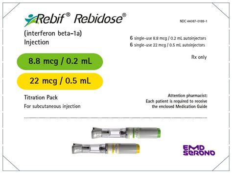 Rebif Package Insert Prescribing Information