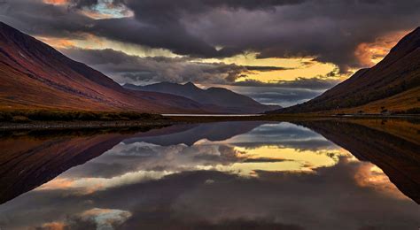 Last Light Loch Etive Scotland Captured A Few Weeks Ago On A Fairly