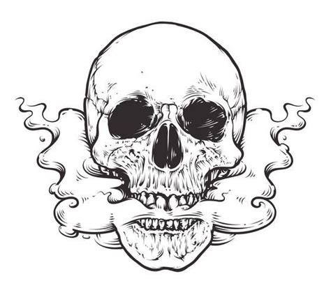 Skull Sketch Skull Art Drawing Skull Artwork Cool Skull Drawings