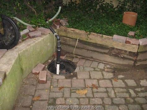 Sump Pump Outside Sump Pump Pit