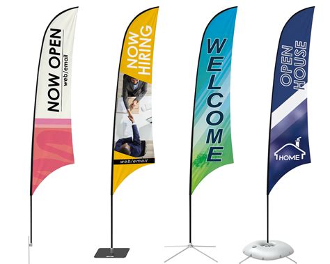 5 Advantages Of Feather Flag Banners About We Are Open For Business And