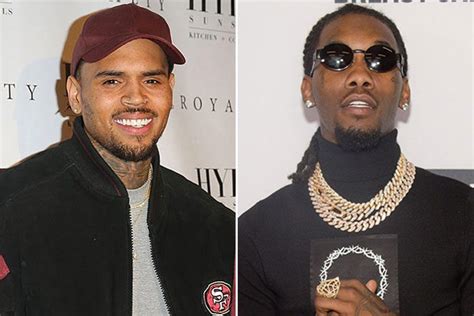 chris brown tells offset to fight him over 21 savage meme