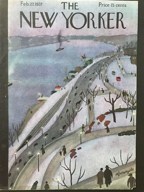 Rare The New Yorker Magazine Very Rare Original Cover February 27 1937